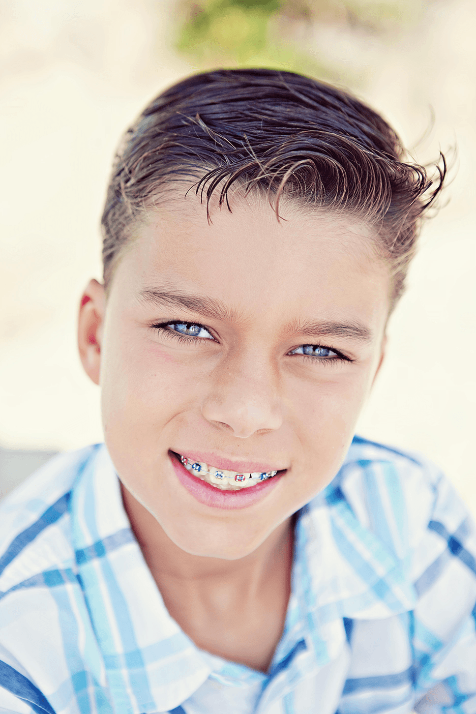 Hulse Orthodontics patient with braces in Carlsbad, CA